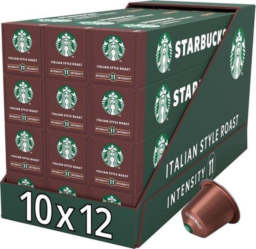 Starbucks Italian Style Roast für Nespresso (12 x 10 Kapseln)