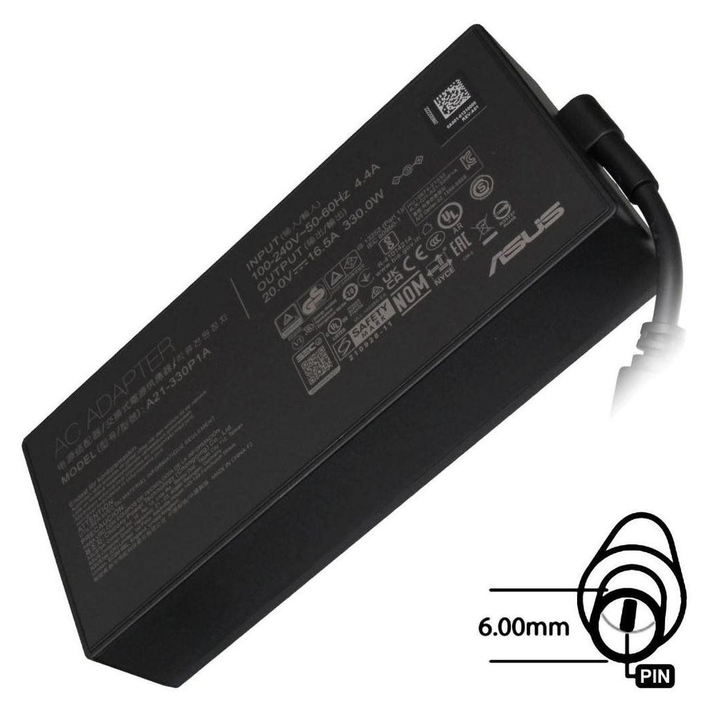 Oryginalny zasilacz ASUS 330W 20V 2P (6PHI) Zdjęcie produktu 