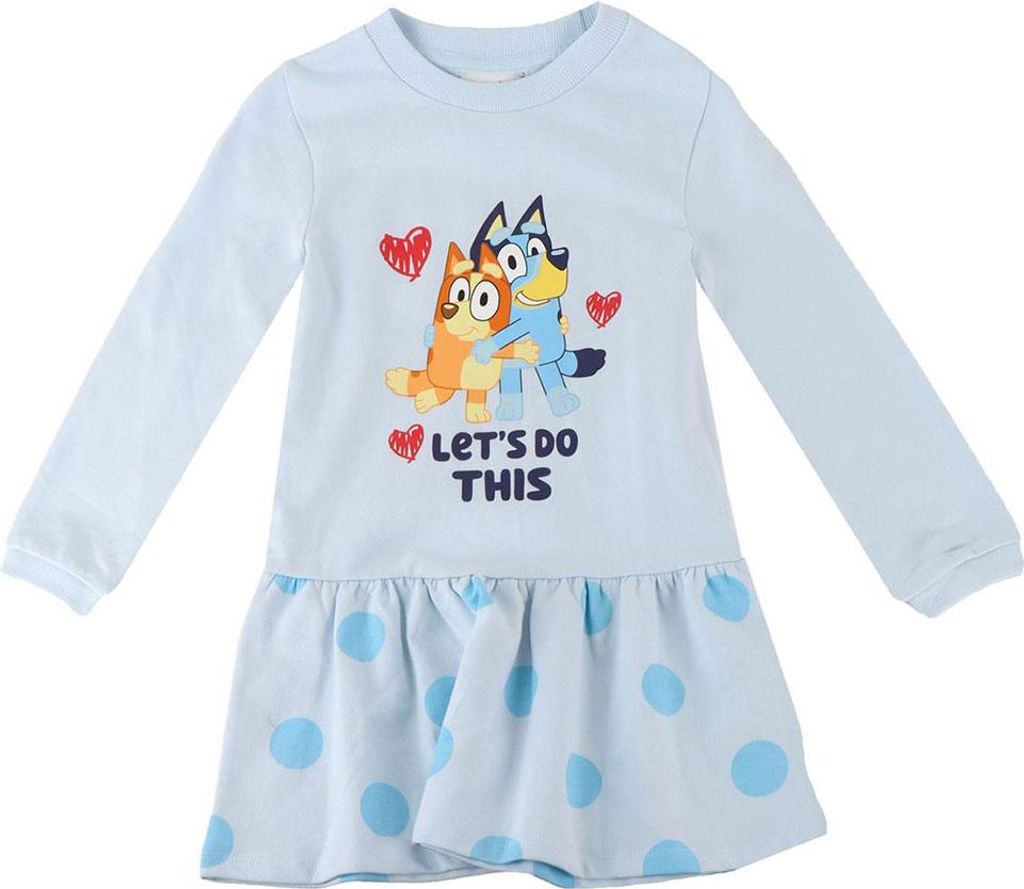 Cerda Group Bluey jurk, blauw, 5 jaar, blauw, 5 jaar Productafbeelding 