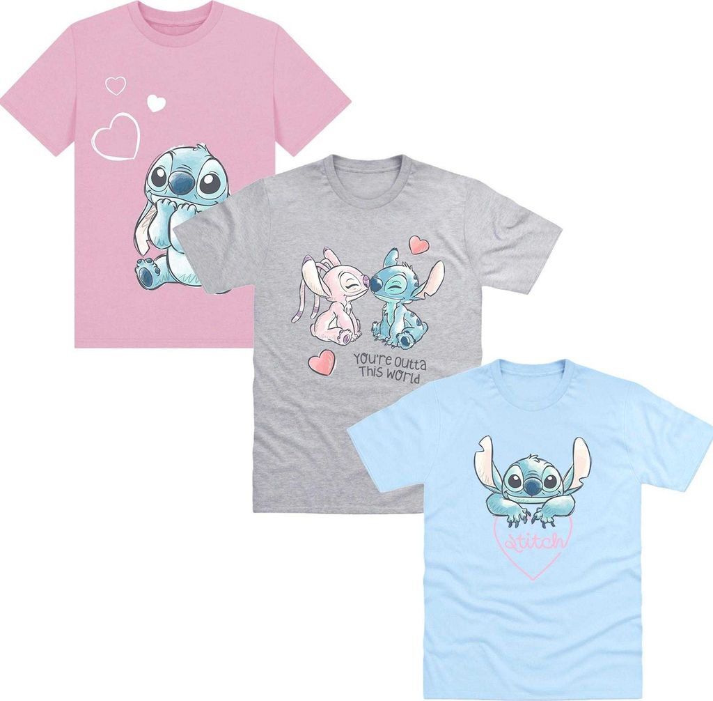 Lilo & Stitch - T-Shirt für Kinder TC726 (140) (Bunt)