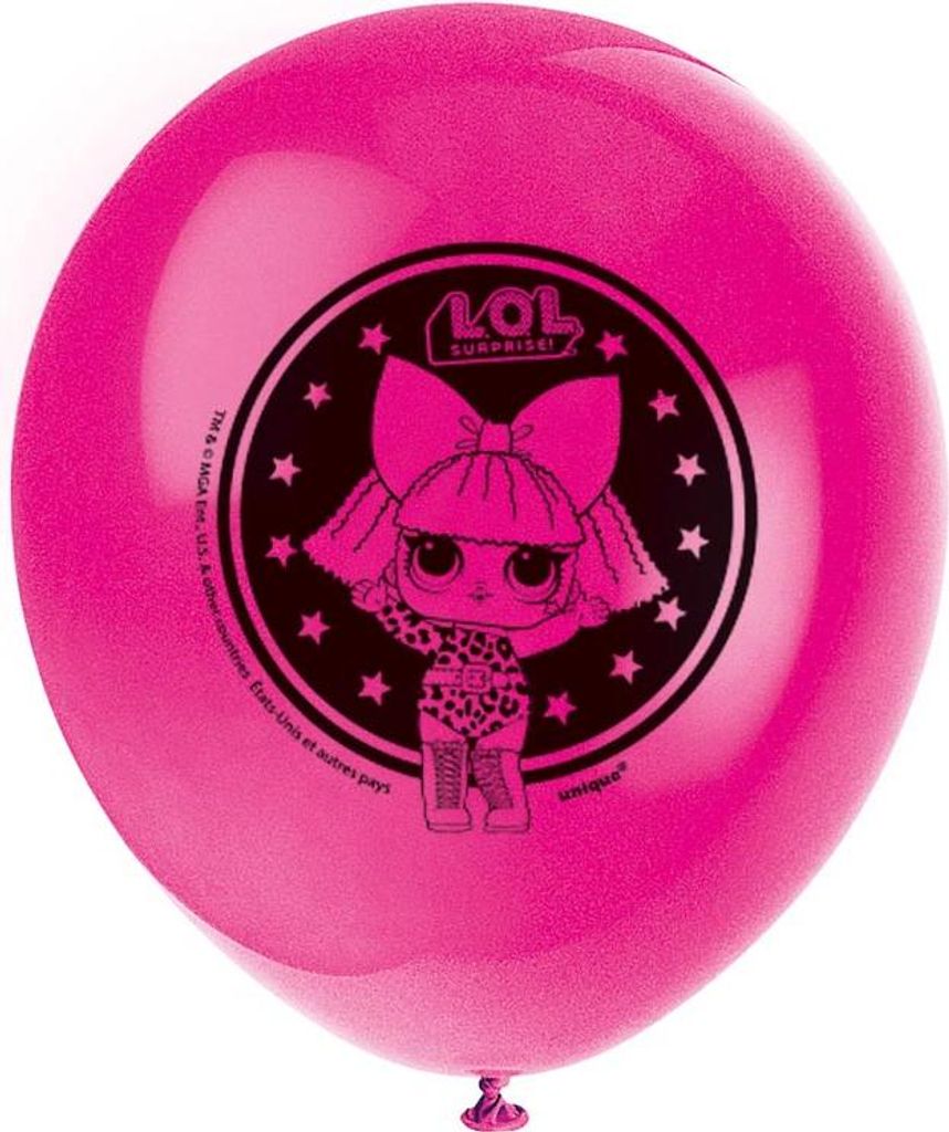 Luftballon Ø30cm LOL Surprise! ca.30cmØ/8Stk. Produktbild 