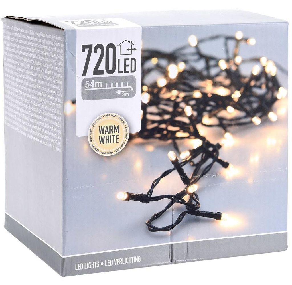 ECD Germany LED Lichterkette für Weihnachten mit 720 LEDs, Produktbild 