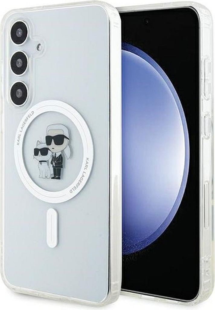 Karl Lagerfeld IML Karl & Choupette MagSafe - Samsung Galaxy S24+ Case (Transparent)