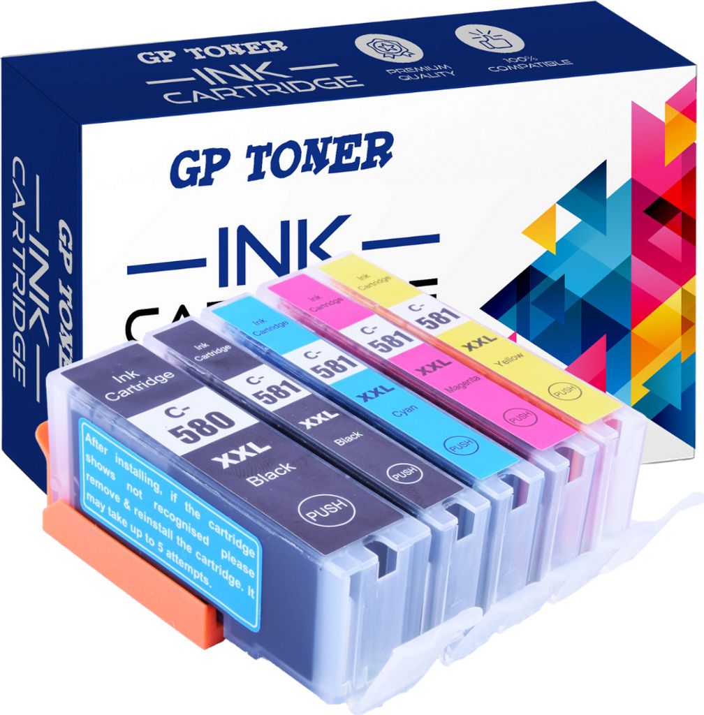 5x Kompatibilné náplne do tlačiarne CANON PGI-580 CLI-581 Obrázok produktu 