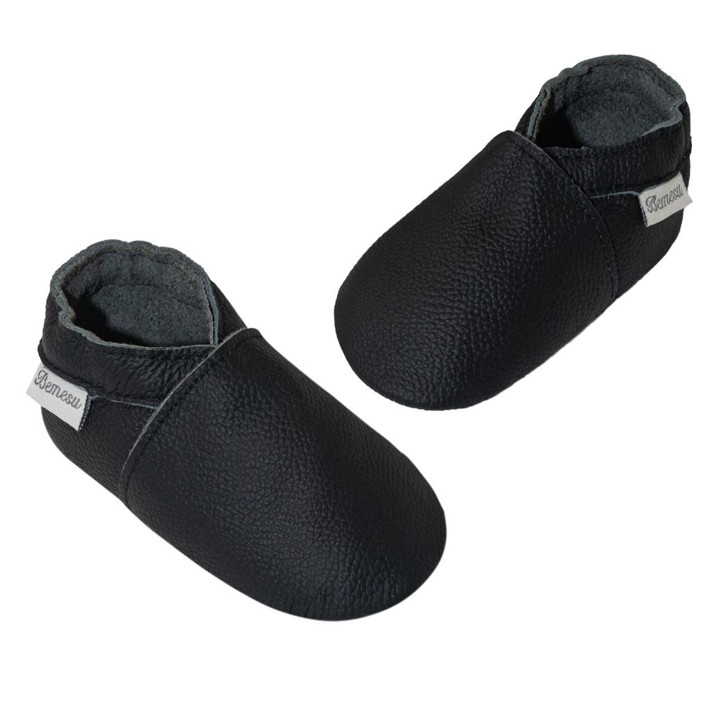 Bemesu Weiche Krabbelschuhe Jungen Mädchen Babyhausschuhe Produktbild 