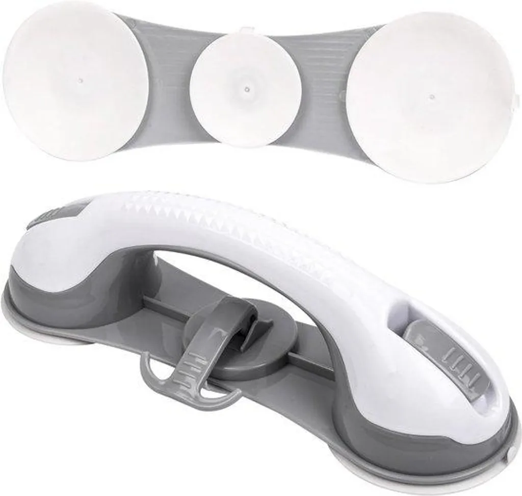 Barre d'appui salle de bain ventouse antidérapante avec témoin de pose