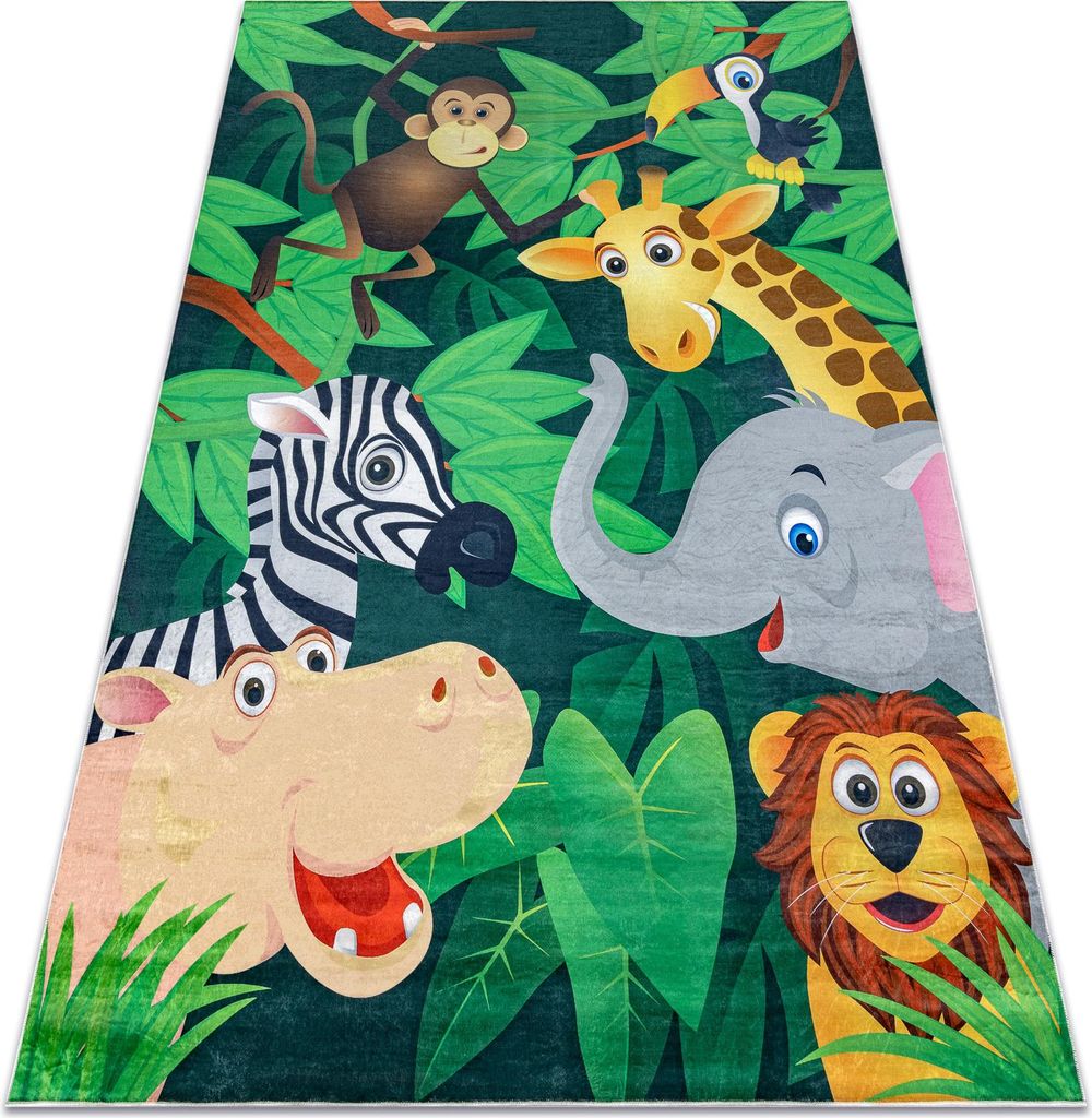 BAMBINO 2705 Waschteppich Tiere, Afrika für Kinder Produktbild 