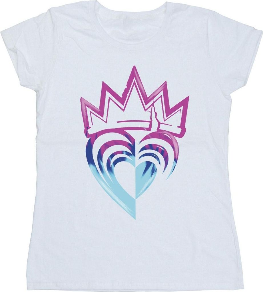 Disney - "Descendants" T-Shirt für Damen BI17738 (S) (Weiß)