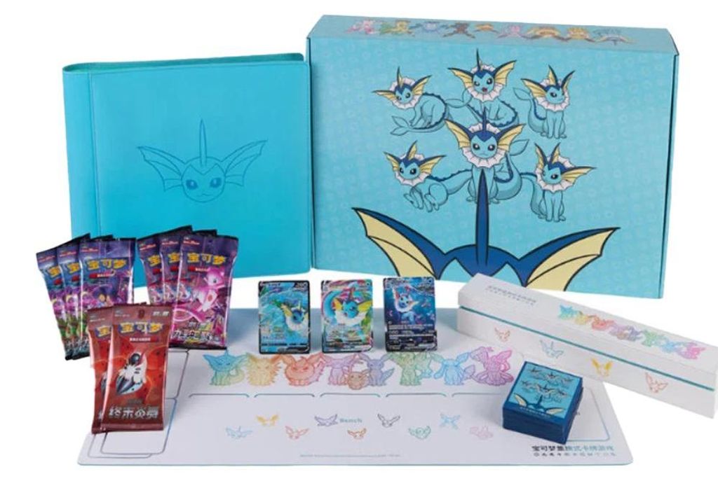 Pokemon Eevee Gx Gift Box Vaporeon Chinesisch Produktbild 