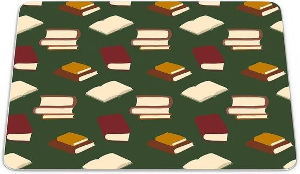 Petit tapis de souris bureautique rectangulaire avec base adhérente