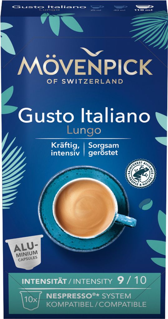 Mövenpick kapsułki do kawy GUSTO ITALIANO LUNGO kapsułki Zdjęcie produktu 