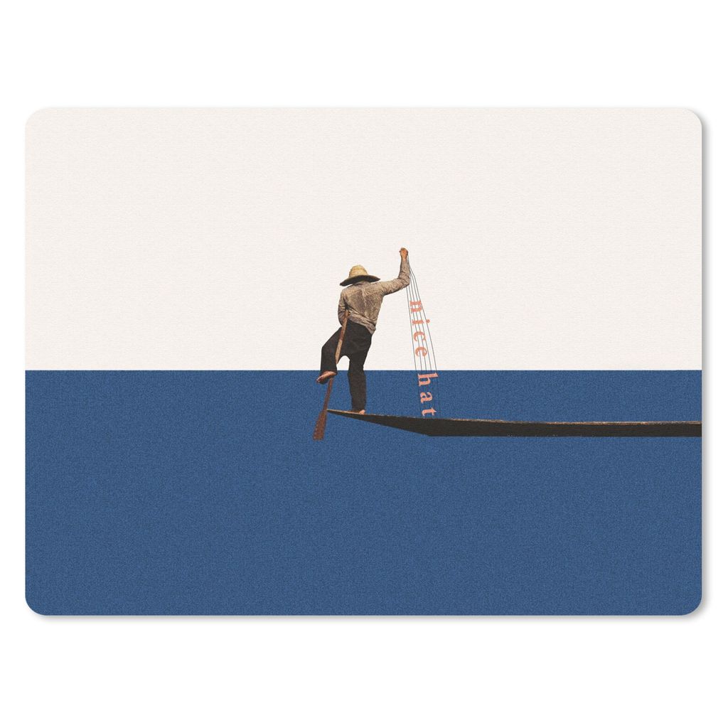 MuchoWow Mauspad Mousepad Frau - Komplimente - Abstrakt 23x19 cm - Mousepads - Maus Mat - Pad - Mausunterlage - Schreibtischunterlage - Mauspad