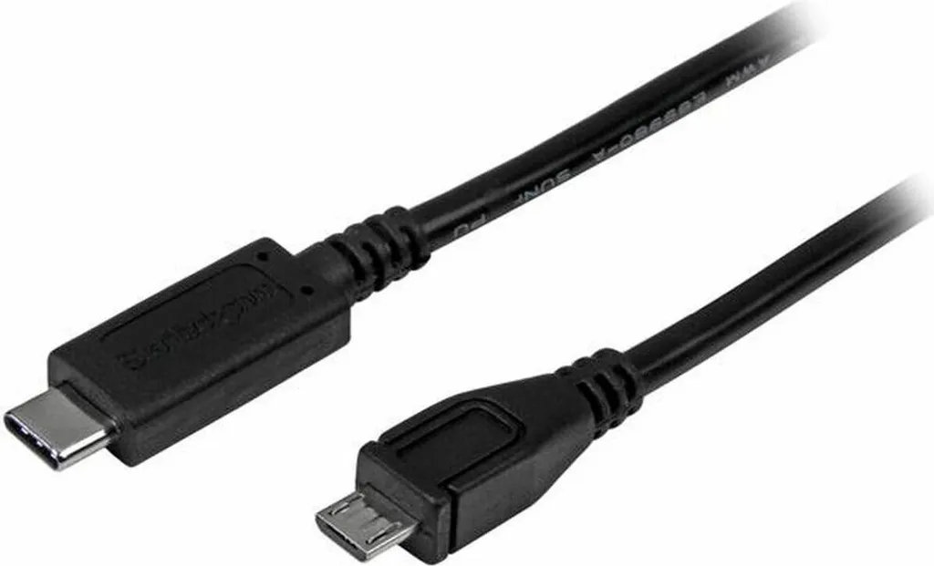Cavo di ricarica e sincronizzazione micro USB da 1 m, USB-A a Micro B ad angolo destro, M/M, 0,25mm²