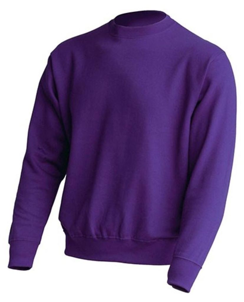 JHK - Sweatshirt Rundhalsausschnitt für Herren/Damen Uni LT4422 (L) (Violett)