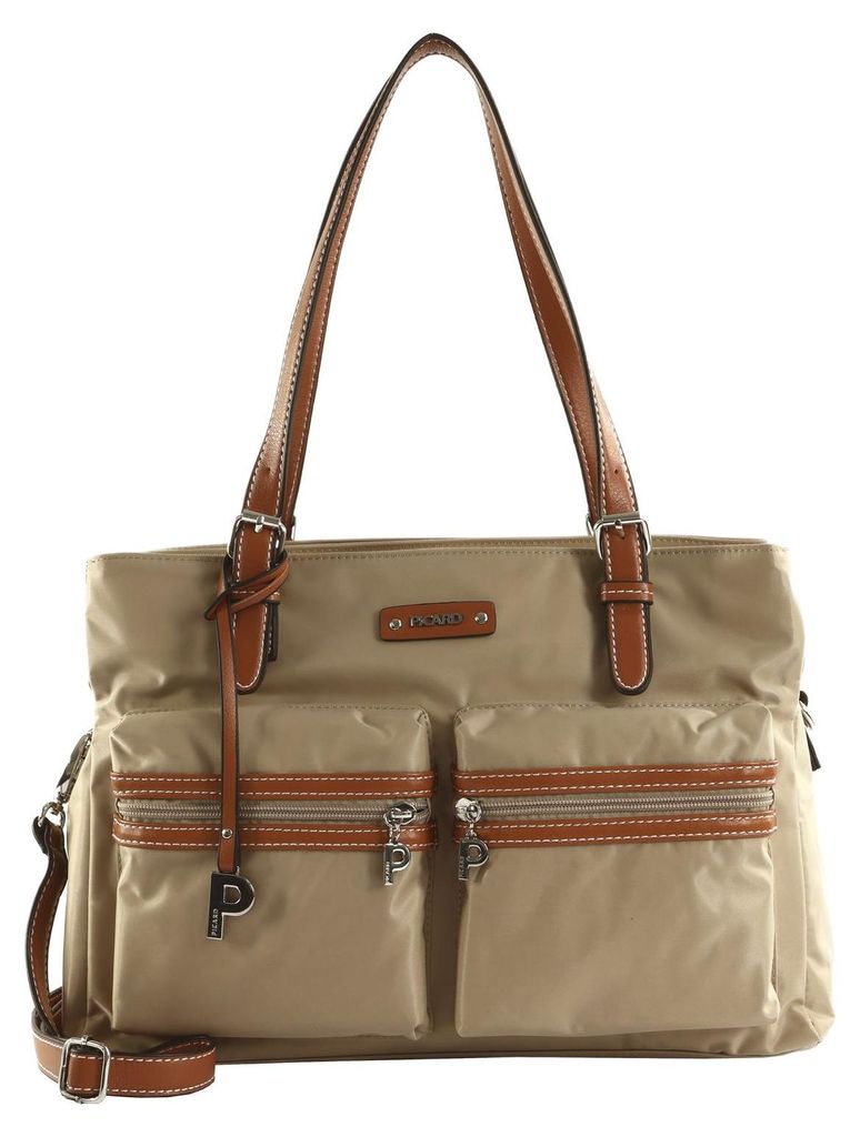 PICARD Schultertasche Umhängetasche Sonja Shopper Sand beige
