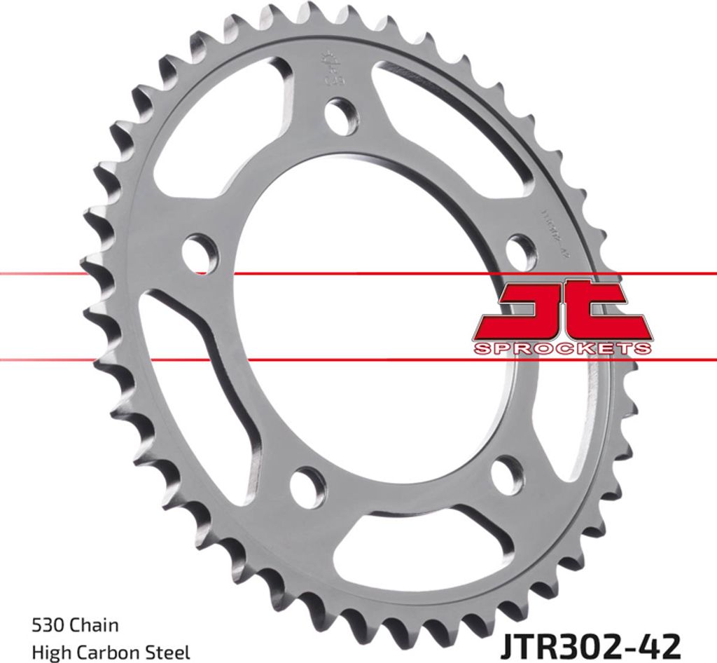 JTSPROCKETS Kettenrad JTR302.42 Hinten Kohlenstoffstahl