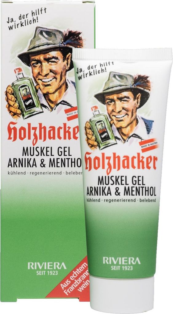 Riviera Holzhacker Gel muscolare Arnica e Mentolo 75 ml Immagine del prodotto 
