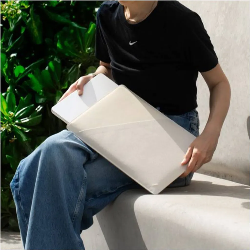Housse MacBook 16 Pouces pour le Télétravail Native Union Stow Gris