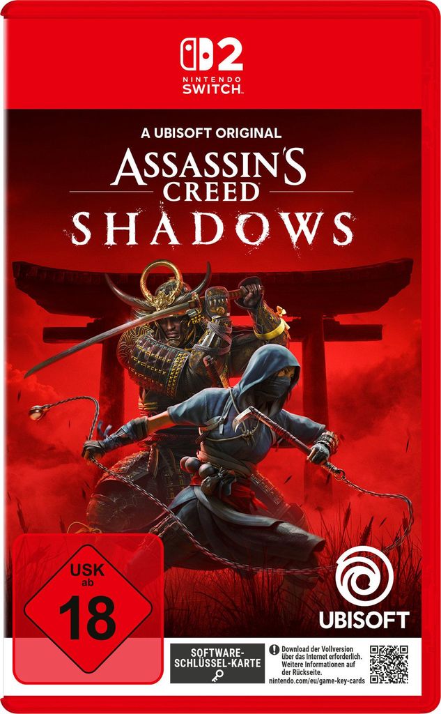 Ubisoft Assassin's Creed Shadows-Nintendo Switch 2 Key Card Produktbild 