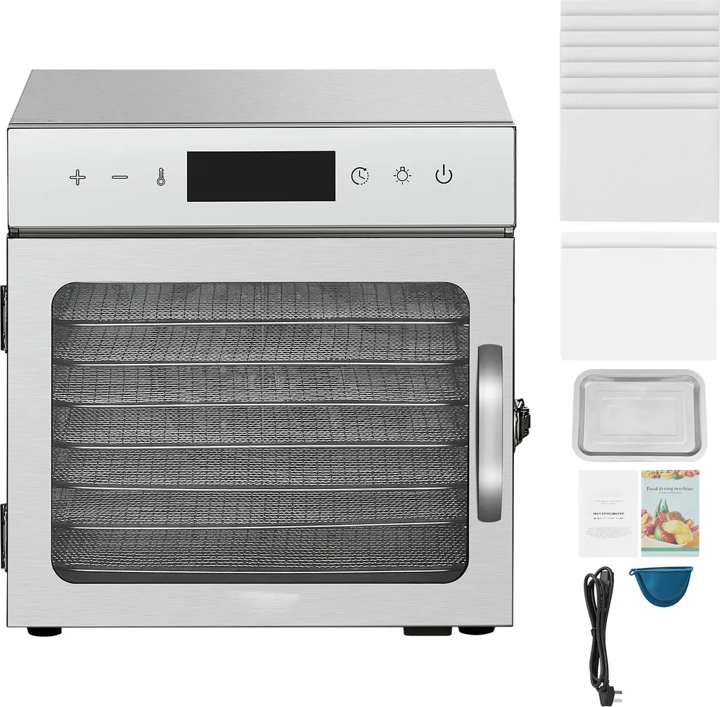 Essiccatore Inox SucceBuy 8 Vassoi 400W | Design e Funzionalità