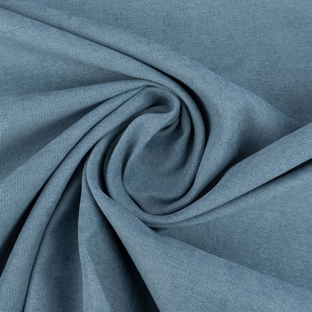 Polsterstoff Mikrofaser Easy Clean Milo uni hellblau 1,45m Br