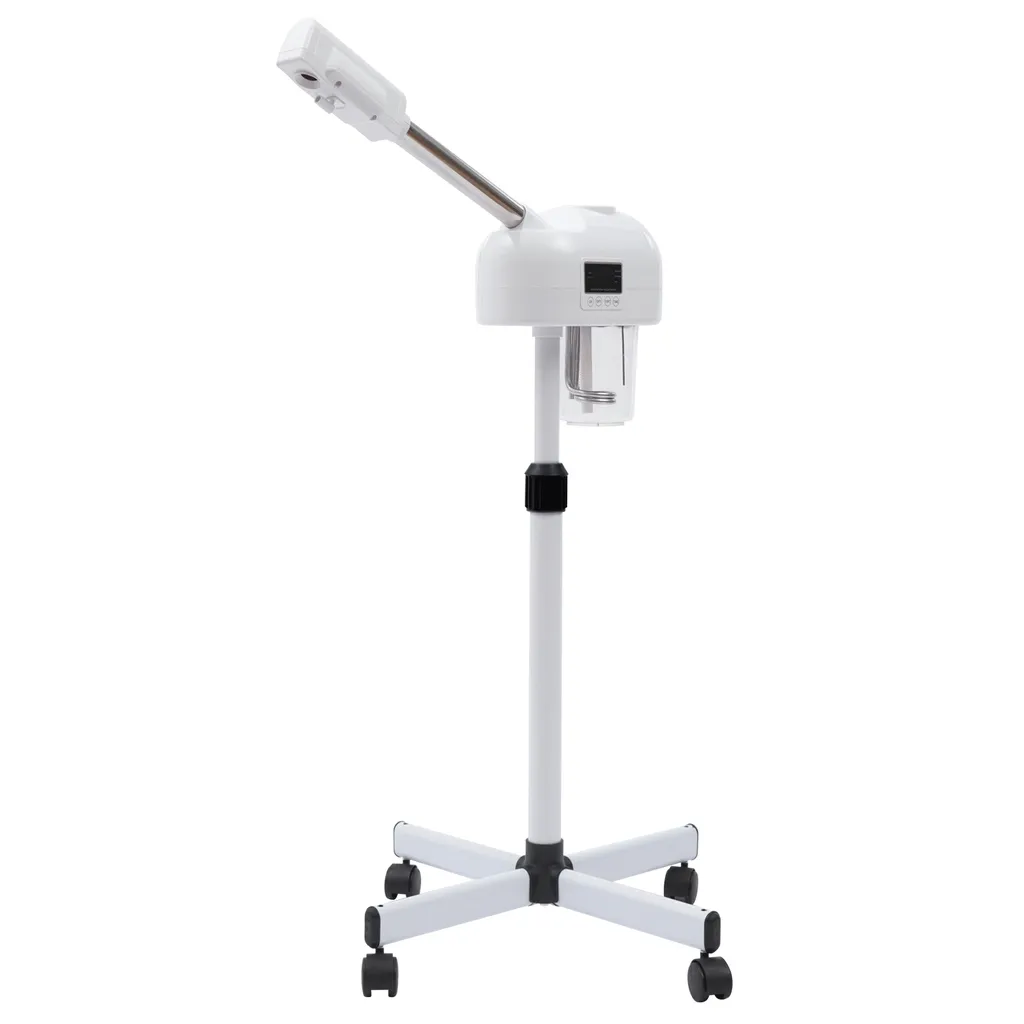 Steamer à Ozone 750W avec Buse Rotative, Vaporisateur Visage Pro