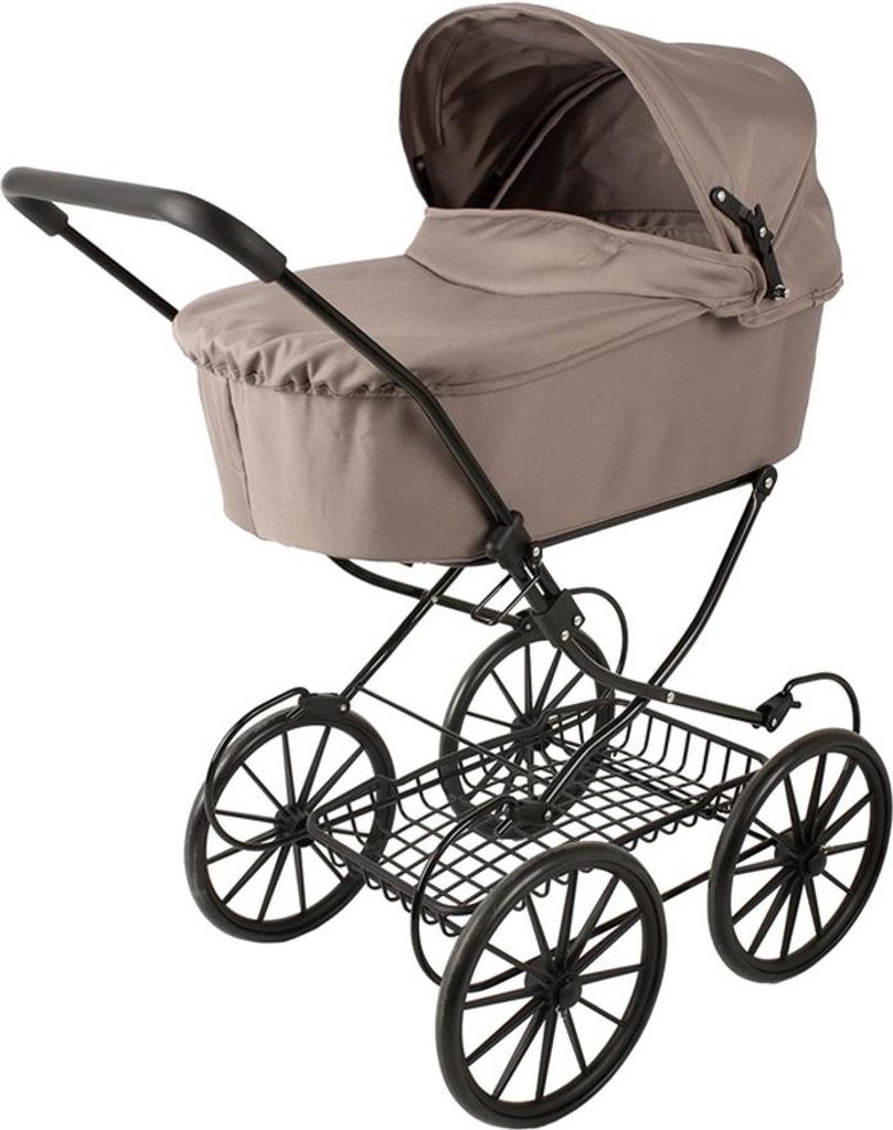 BabyTrold TRILLE Classic Puppenwagen Sandfarben nostalgisch 77 cm