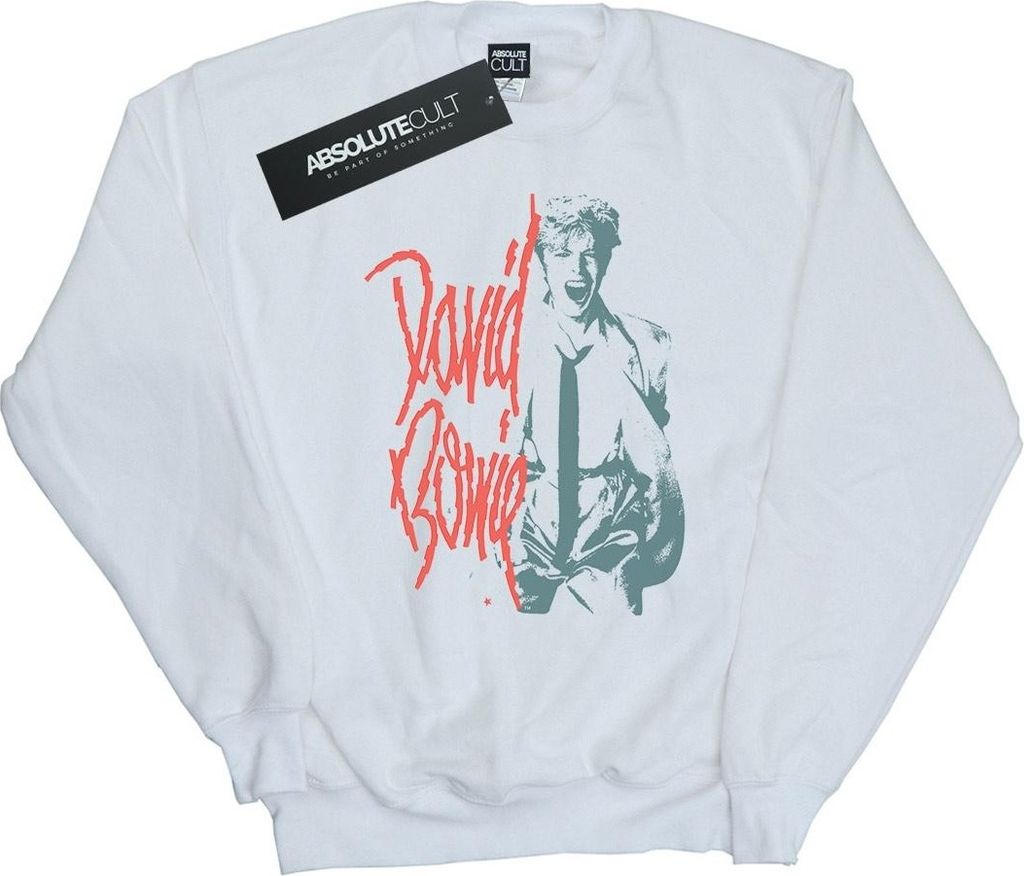 David Bowie - Sweatshirt für Herren BI19354 (4XL) (Weiß)