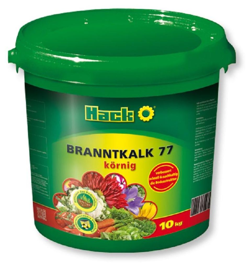 Bodenverbesserer gebrannter Naturkalk 10 kg Eimer schnelle Produktbild 
