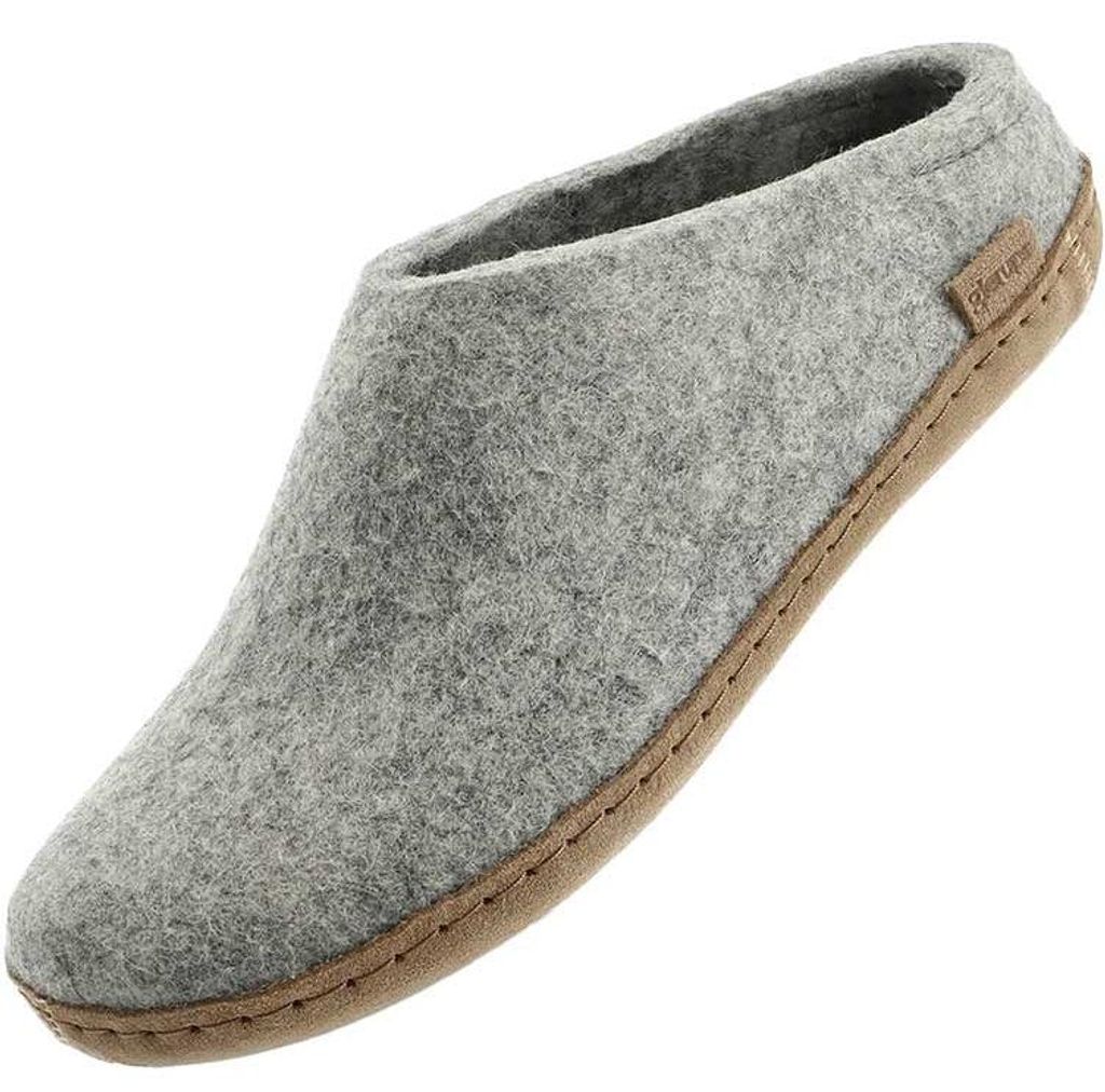 Glerups Pantoffel Modell B mit Ledersohle – Dein Produktbild 