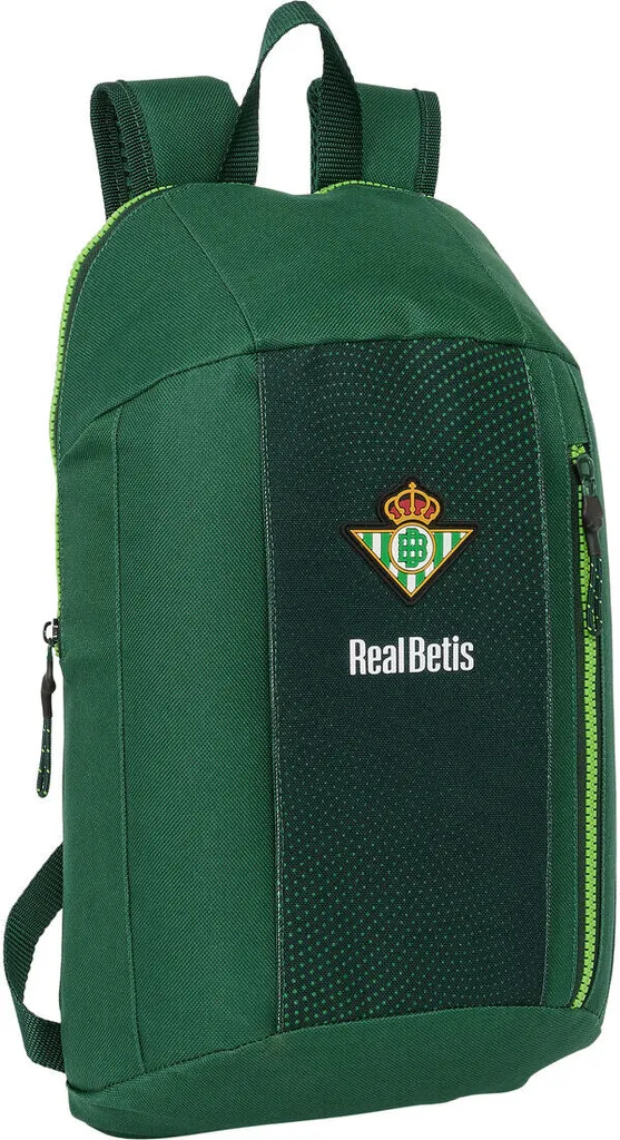 Zaino Real Betis Balompié Verde 22x39x10 cm - Zainetto Sportivo Safta