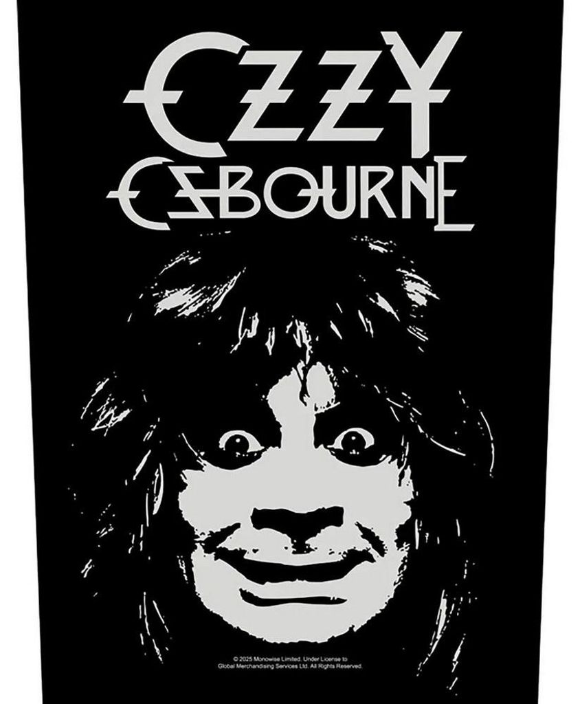 Ozzy Osbourne - "Madman" Schmal zulaufend-Patch RO16102 (Einheitsgröße) (Schwarz)