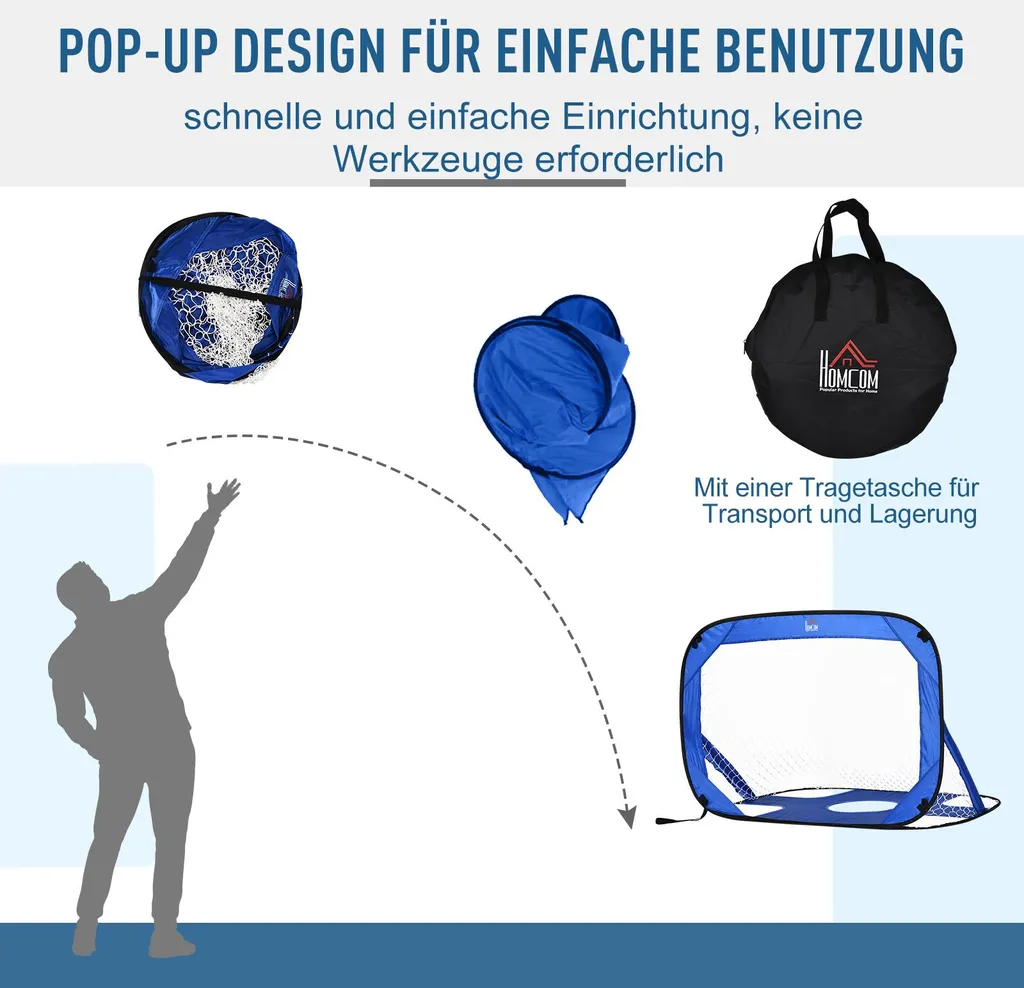 Buts de Foot Pliables sans Montage - Solution Gain de Place pour Jardin - 4