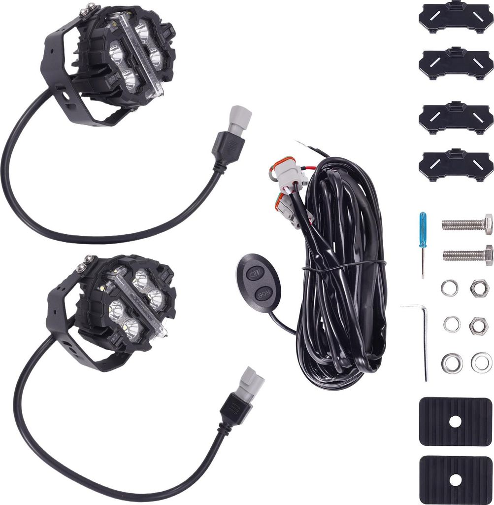 160W Universal LED Fahrlicht für SUV ATV Runde weiße Zusatzscheinwerfer 3.5inch