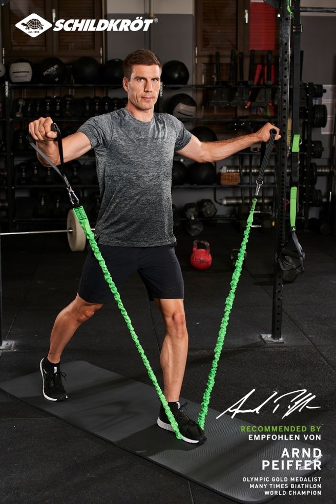 Schildkröt SK Fitness EXPANDER SET PRO (1 Linearexpander +2 Handgriffe); 960074