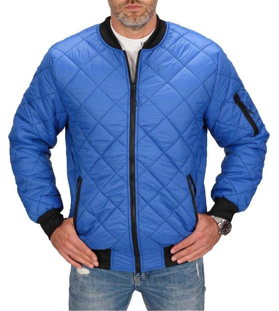 Herren Steppjacke Übergansjacke; Blau XL/52 Produktbild 