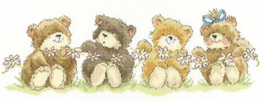 Réussir sa broderie facilement avec le kit complet Daisy-Chain XMS34