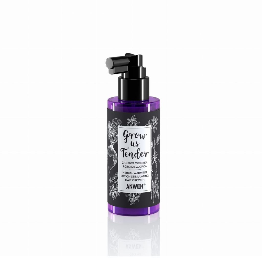 A product shot of a bottle of hair lotion.
