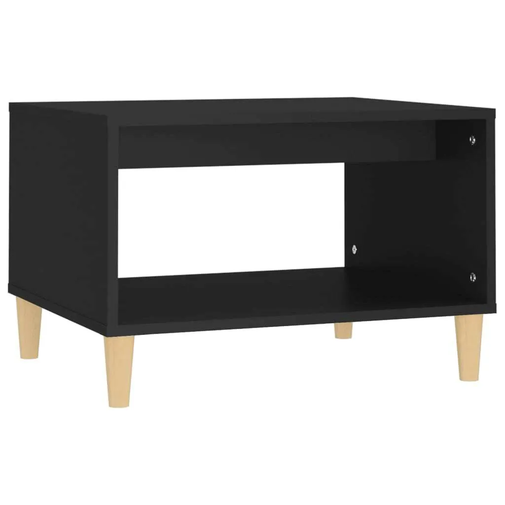 Tavolino da Caffè Nero 60x50x40 cm | vidaXL Design Moderno - 2
