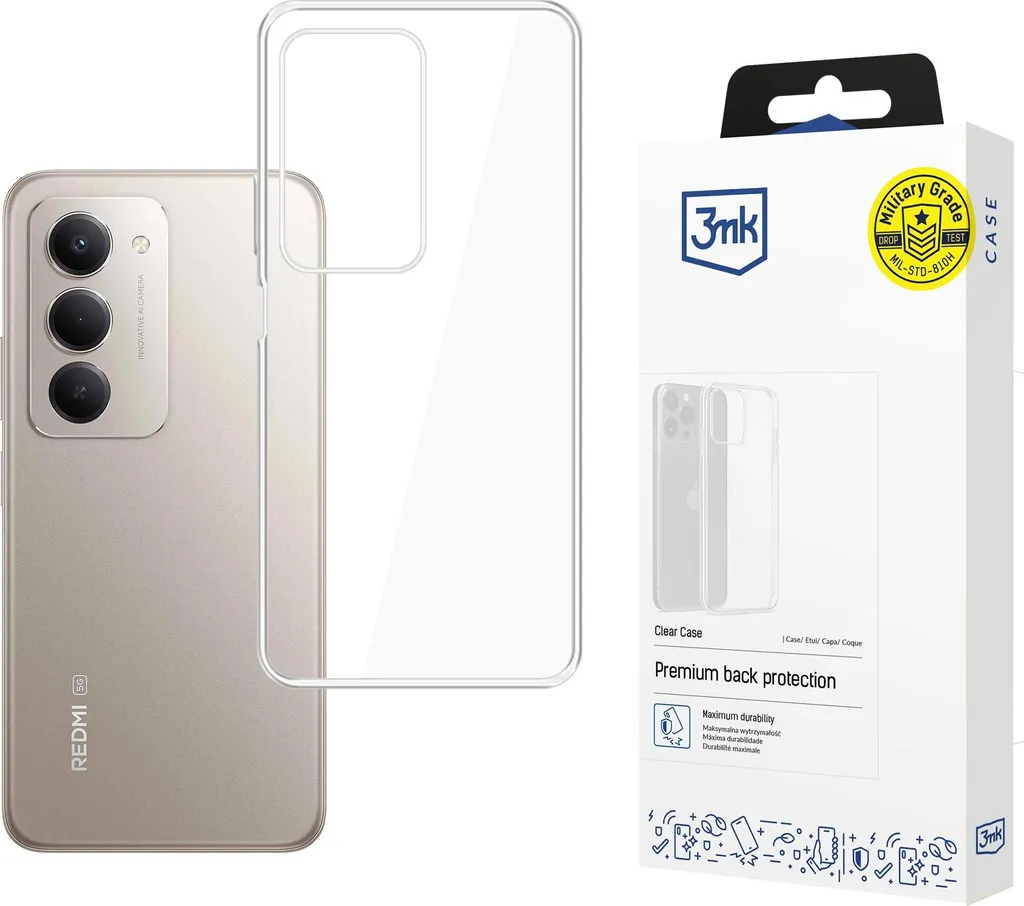 Custodia Premium 3mk Clear Case Redmi 15 | Design Ultra-Slim