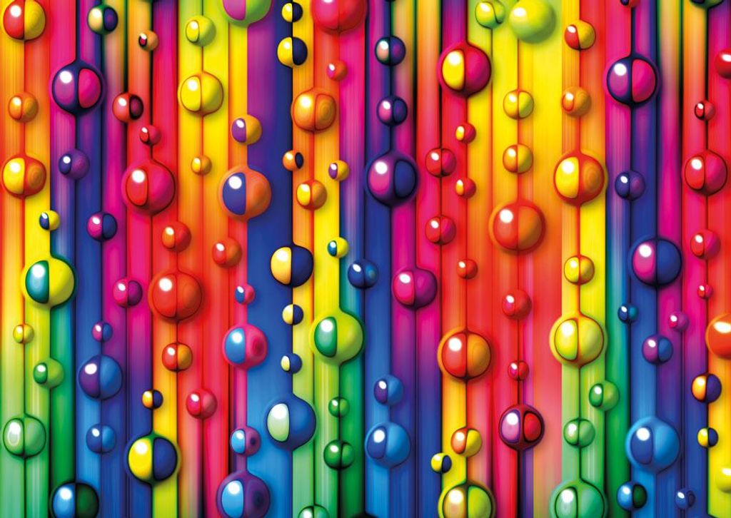 Yazz Puzzle Bubbles - 1000 Teile buntes Puzzle
