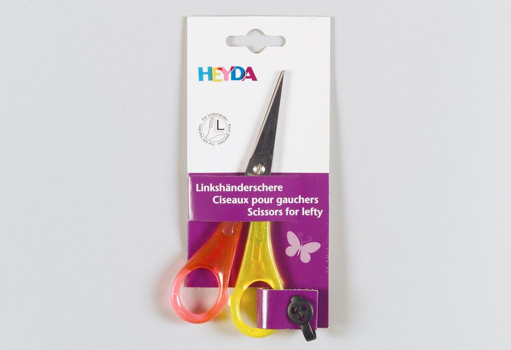 Heyda Bastelschere LH spitz sort.