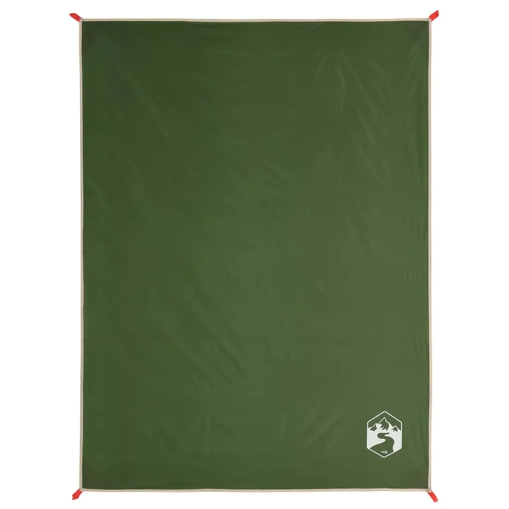 Couverture de pique-nique avec piquets Vert 205x155 cm - Tapis de sol