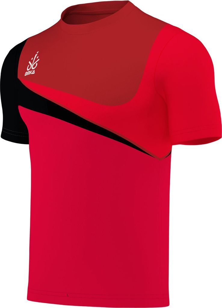 OMKA Trikot Teamsport Teamwear Fussballtrikot Fantrikot Shirt Jersey , Größe:L, Farbe:Rot
