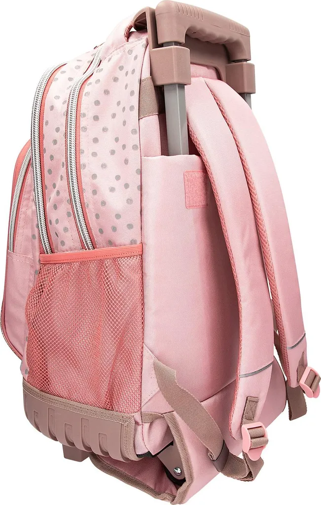 Sac à dos scolaire à roulettes TOPModel DOTS idéal pour le collège - 6