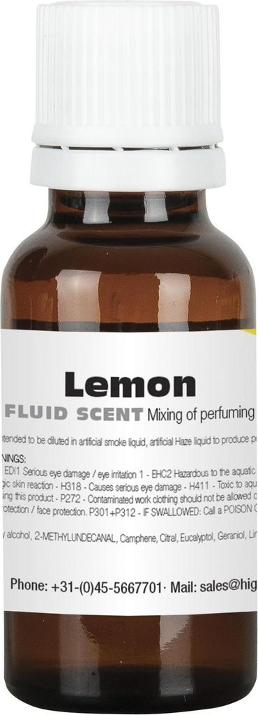 Showgear Fog Fluid Scent Zitrone, 20 ml