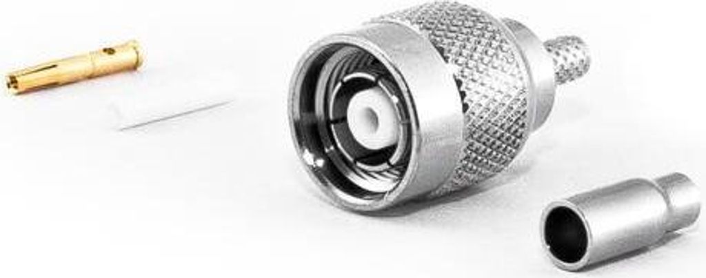 RP-TNC-Crimpstecker für RG316-Kabel, Reverse-Polarity