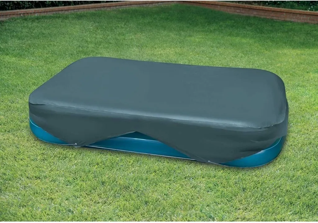 Couverture de Piscine Rectangulaire Intex 305x183 cm avec Rabat 51cm - 5