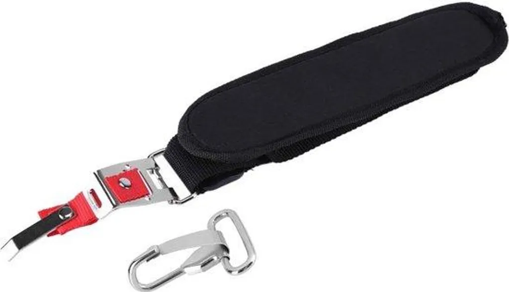 Bandoulière nylon avec crochet aluminium robuste pour port de sécateur
