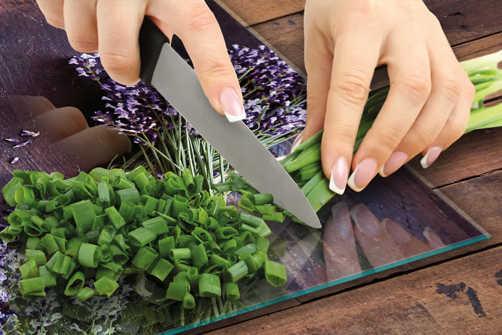 Tagliere Copriforno 30x22 cm Legno di Lavanda | Multiglass Design - 5